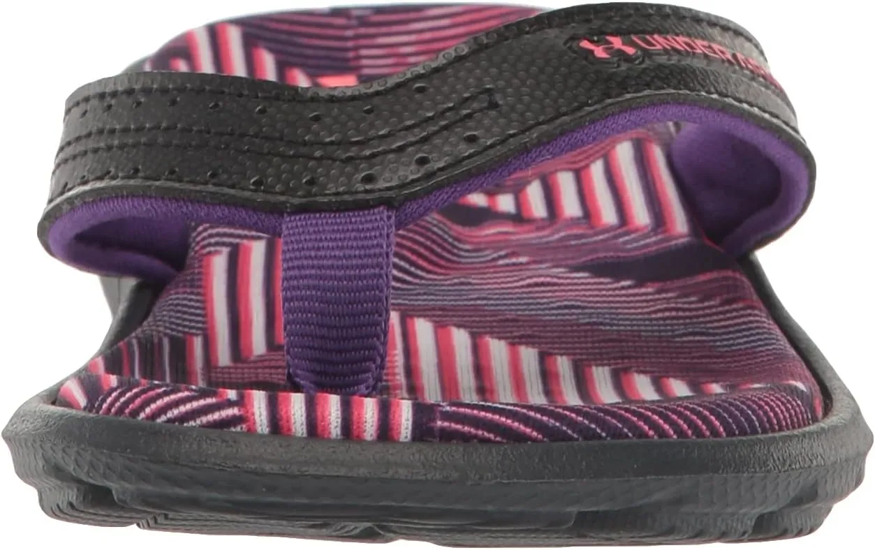 Under Armour Girls' Ignite Marbella Graphic Flip-Flop