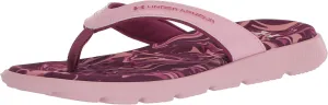 Under Armour Girls' Ignite Marbella Graphic Flip-Flop