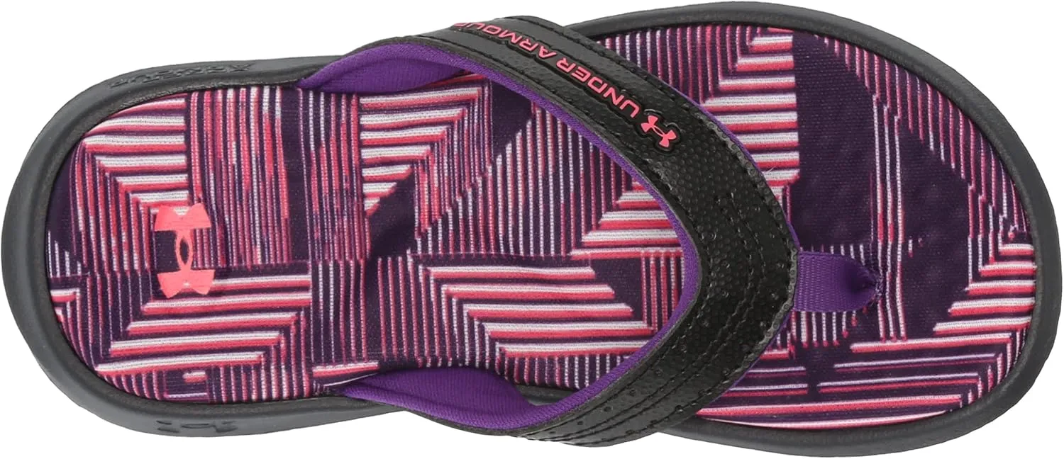 Under Armour Girls' Ignite Marbella Graphic Flip-Flop