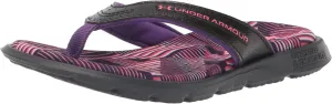 Under Armour Girls' Ignite Marbella Graphic Flip-Flop