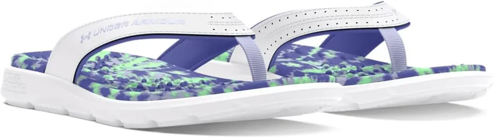 Under Armour Girls' Ignite Pro Marbella Graphic Flip-Flop
