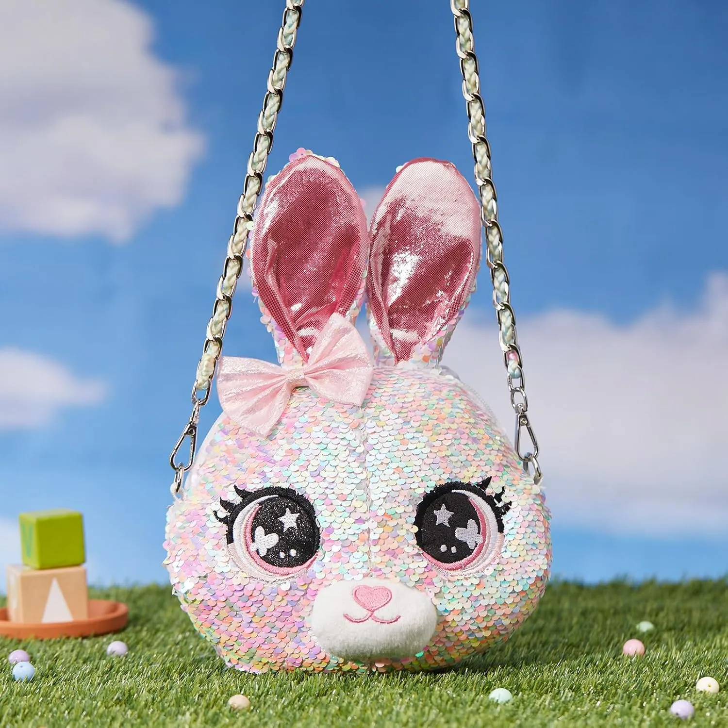 Unicorn Purse Pops Sequin Unicorn Toys Plush Animal Shaped Purse, Kids Fashion Handbags