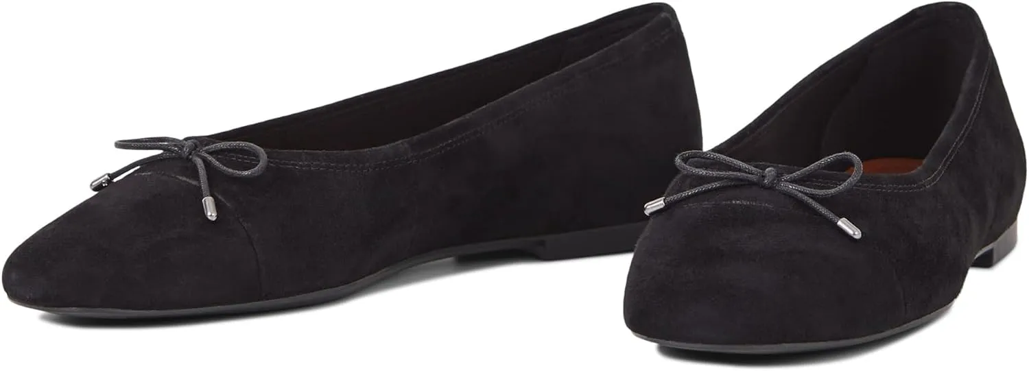 Vagabond Shoemakers Jolin Suede Flat Black EU 39 (US Women's 9) M