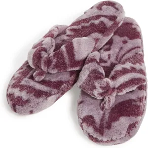 Vera Bradley Women's Fleece Flip Flop Slippers