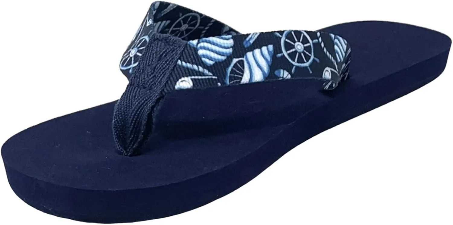 Vera Bradley Women's Webbing Strap Flip Flops