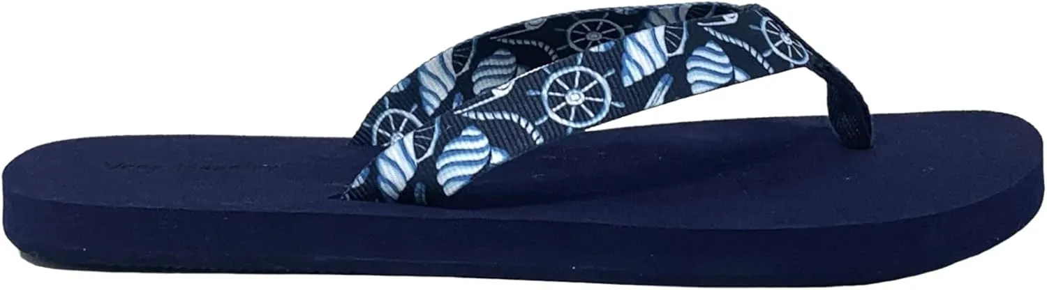 Vera Bradley Women's Webbing Strap Flip Flops
