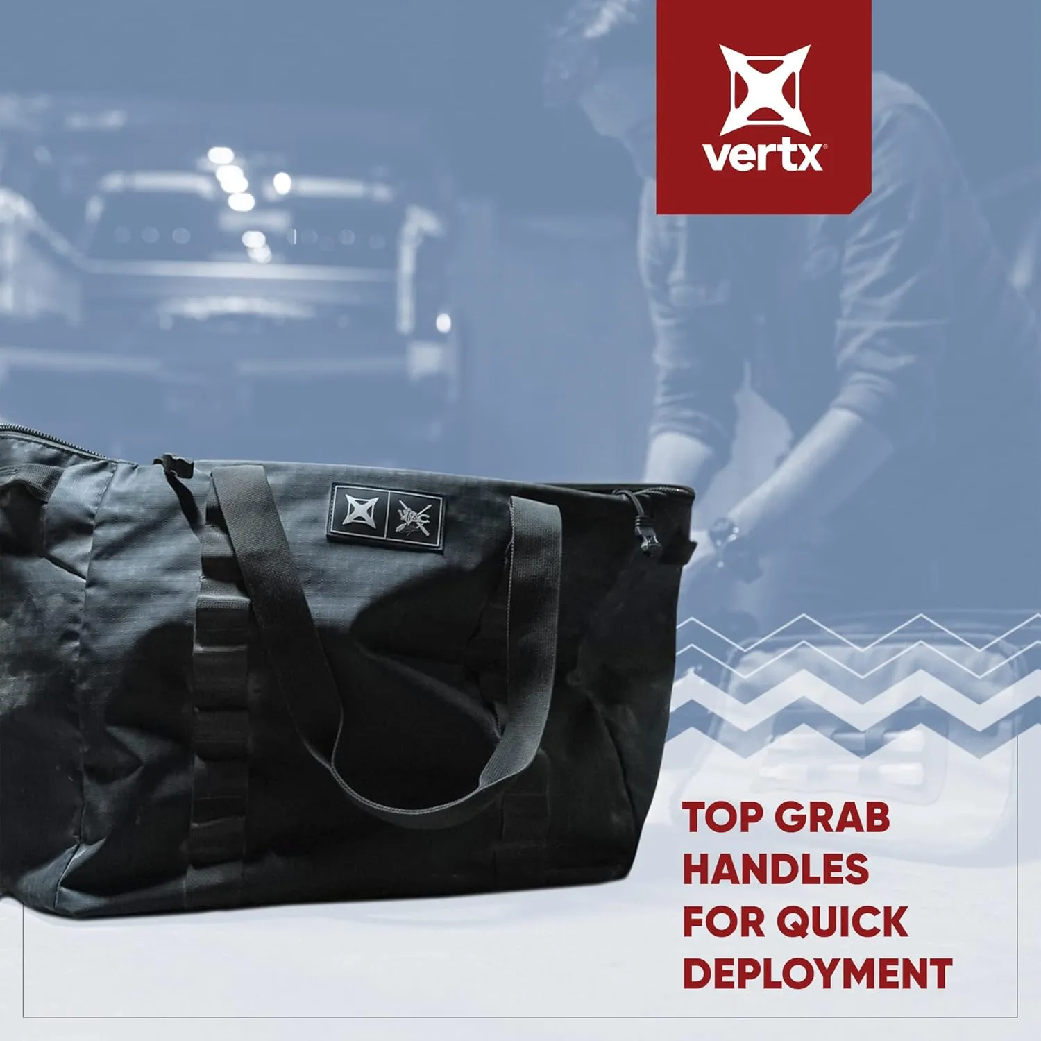 Vertx VTAC Stackable Storage Cube, Car Tactical Gear Carry Bag Organizer, Ammo, Mag, EDC Storage Travel Carrying Containers