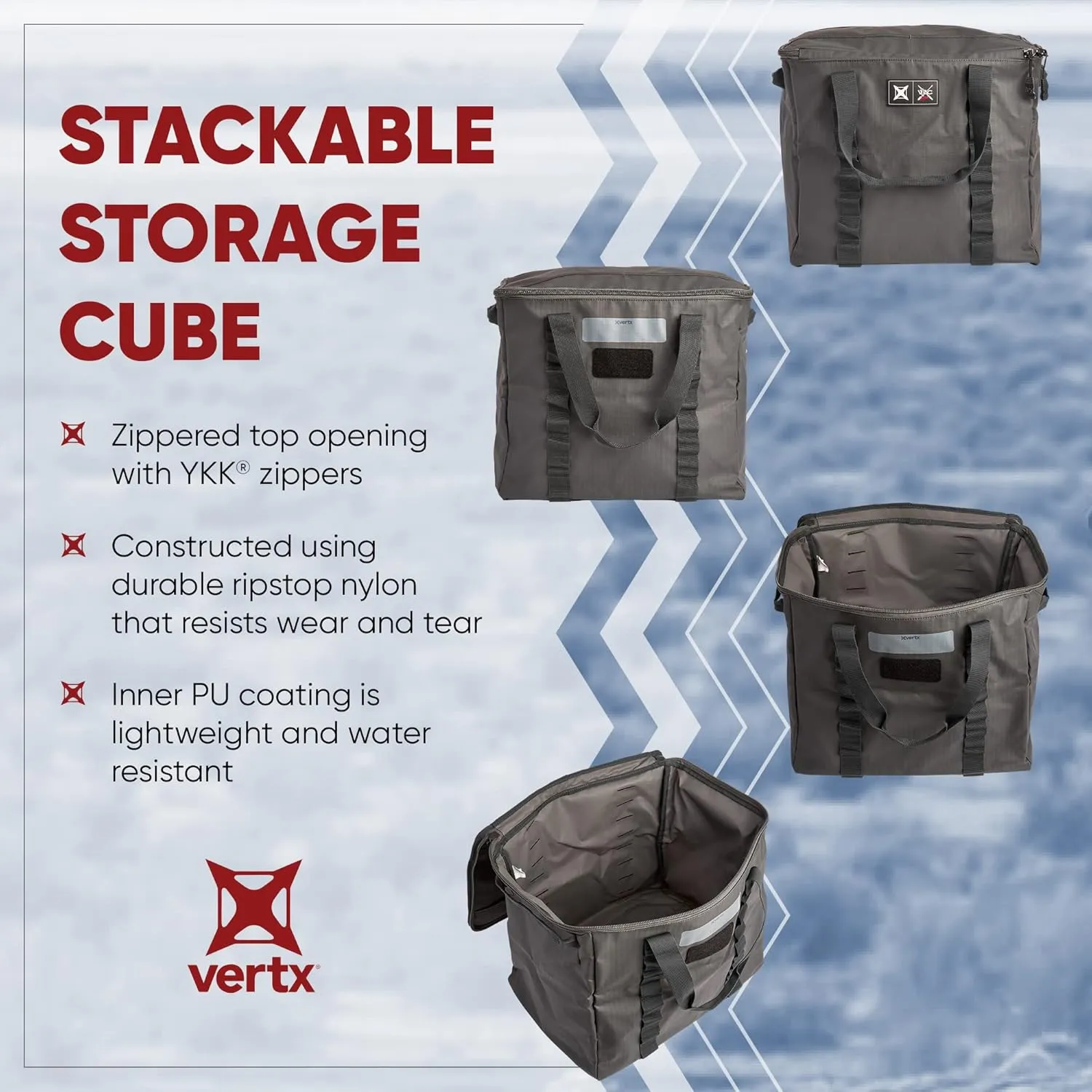 Vertx VTAC Stackable Storage Cube, Car Tactical Gear Carry Bag Organizer, Ammo, Mag, EDC Storage Travel Carrying Containers