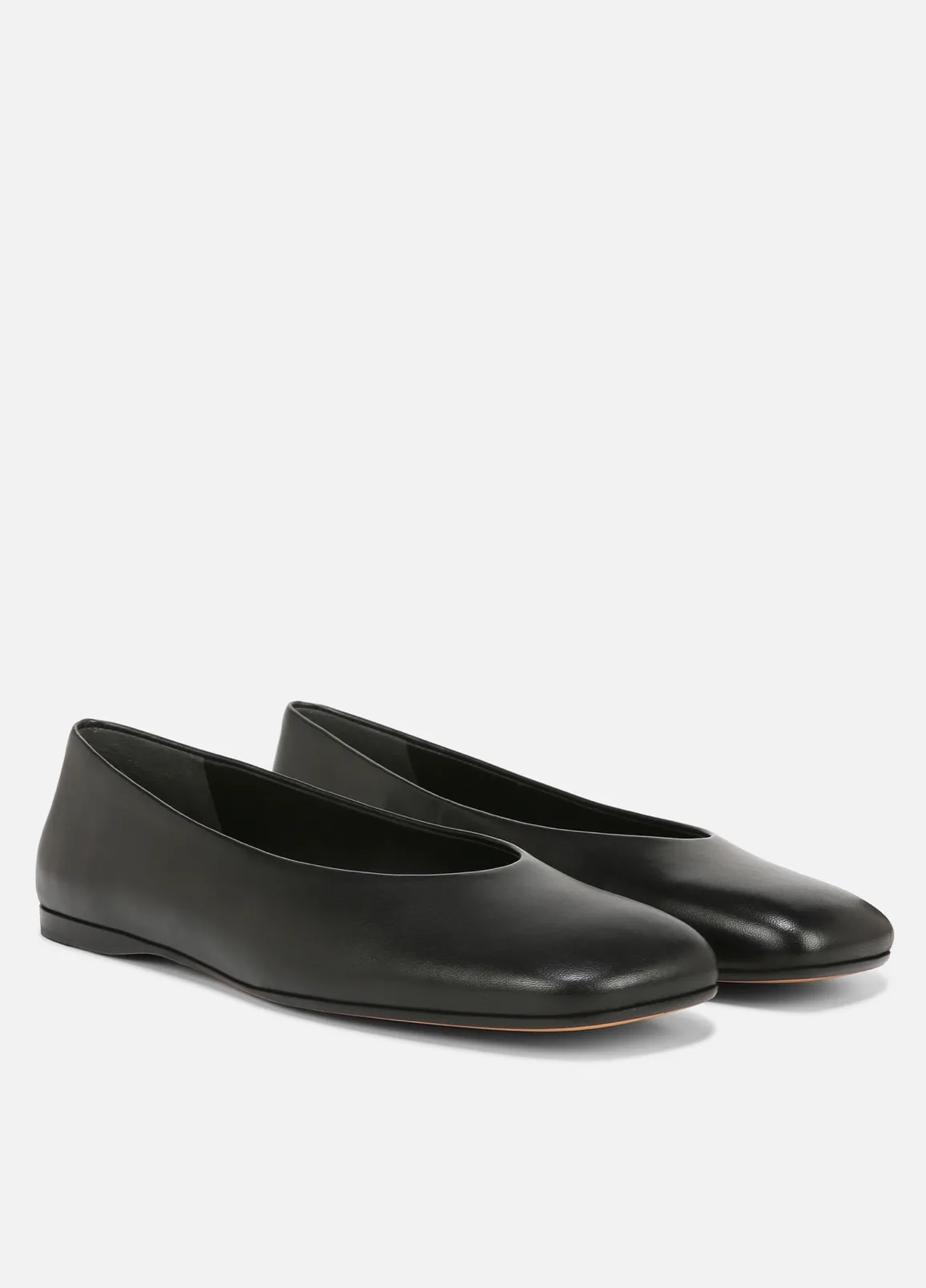 VINCE LEAH LEATHER FLAT
