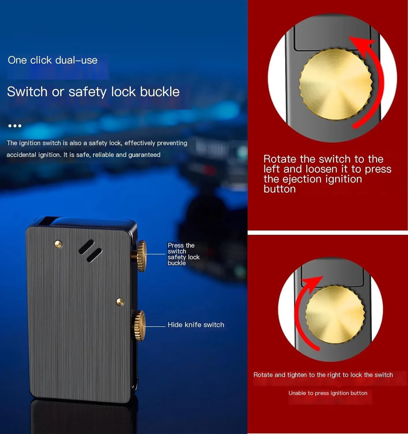 Vintage Kerosene Lighter 【One-Touch Ignition，Refillable Fuel，Soft Flame Design】 Trench Lighter with 6 Flint Set Retro Pocket Lighter for Men (Fuel Not Included)(Silver)