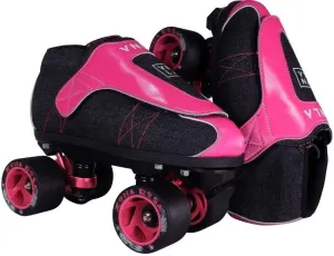 VNLA Junior Zona Rosa Jam Skates for Men and Women - Indoor Unisex Roller Skates for Tricks and Jam Skating