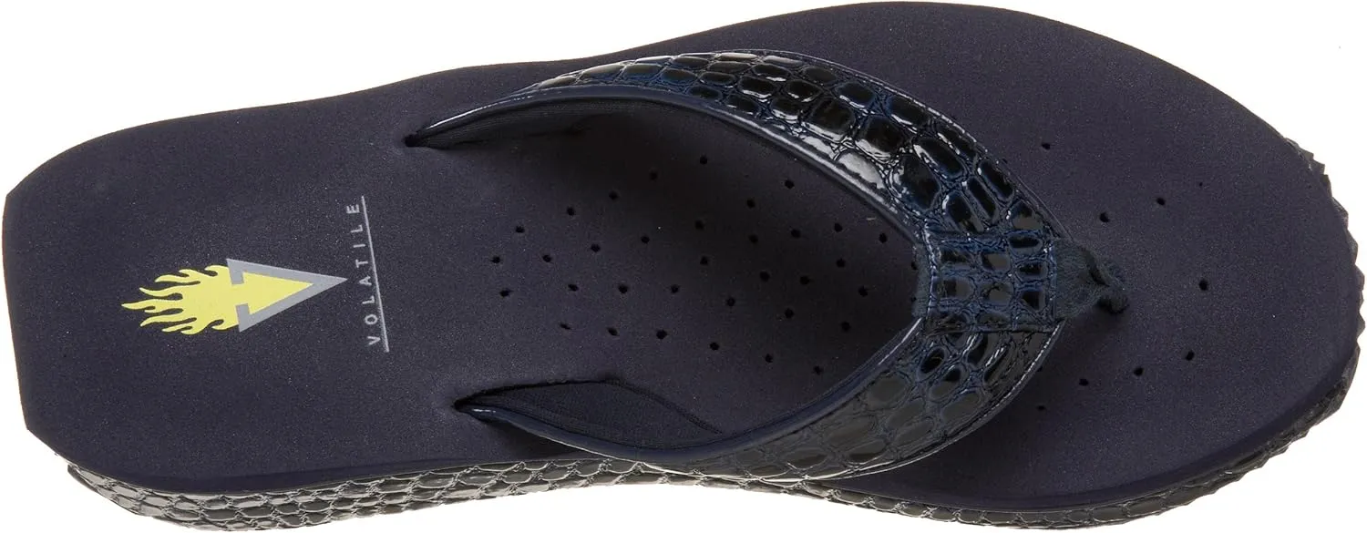 VOLATILE Women's Mini Croco Flip-Flop