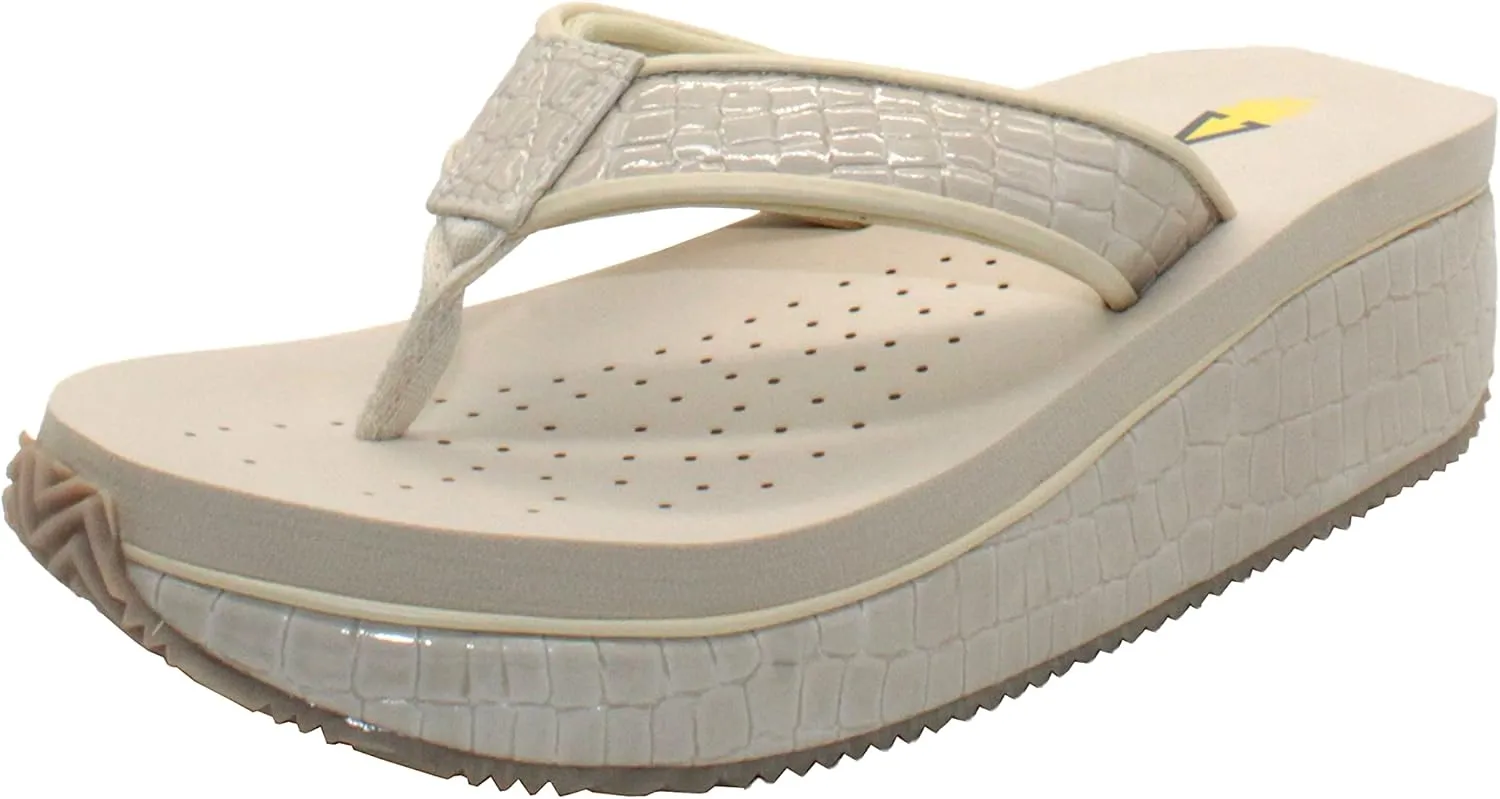 VOLATILE Women's Mini Croco Flip-Flop