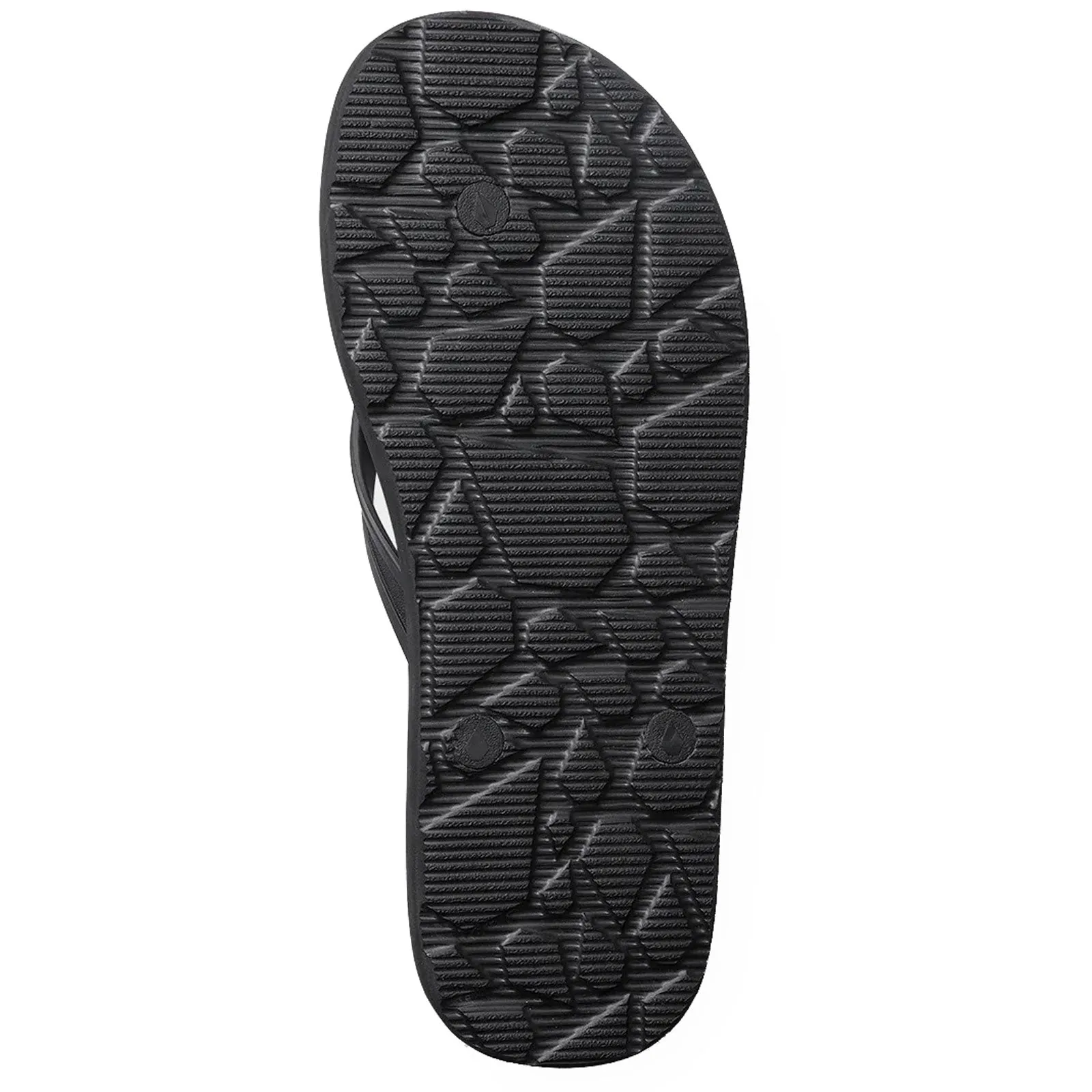 Volcom Men's Rocker 2 Stoney Black Flip-Flop Sandals (STY)