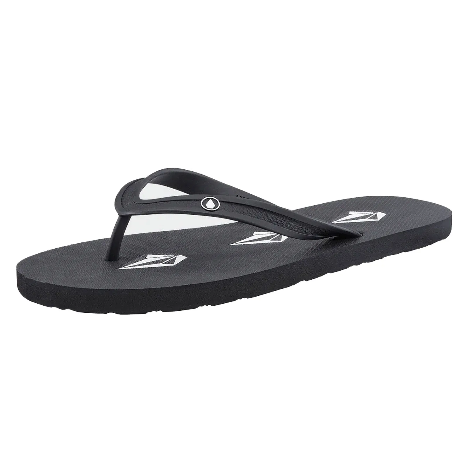 Volcom Men's Rocker 2 Stoney Black Flip-Flop Sandals (STY)