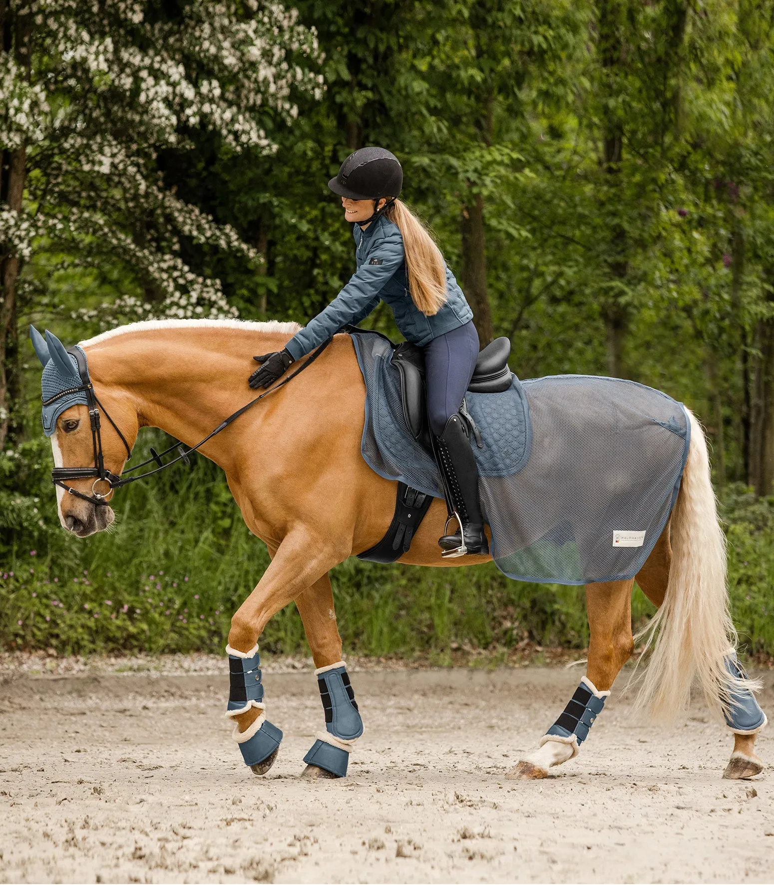 Waldhausen Pegasus Dressage Boots Fur Chalk Blue