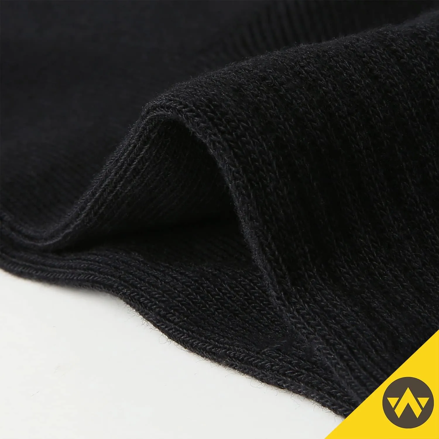 WANDER Men's Running Crew Socks 6 Pairs Cotton Athletic Socks for Men Cushion Performance Socks 8-12/12-15