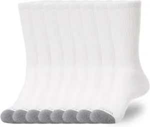 WANDER Women's Athletic Crew Socks 8 Pairs Cushion Running Socks for Women Sport Wicking Cotton Socks 7-10/10-14