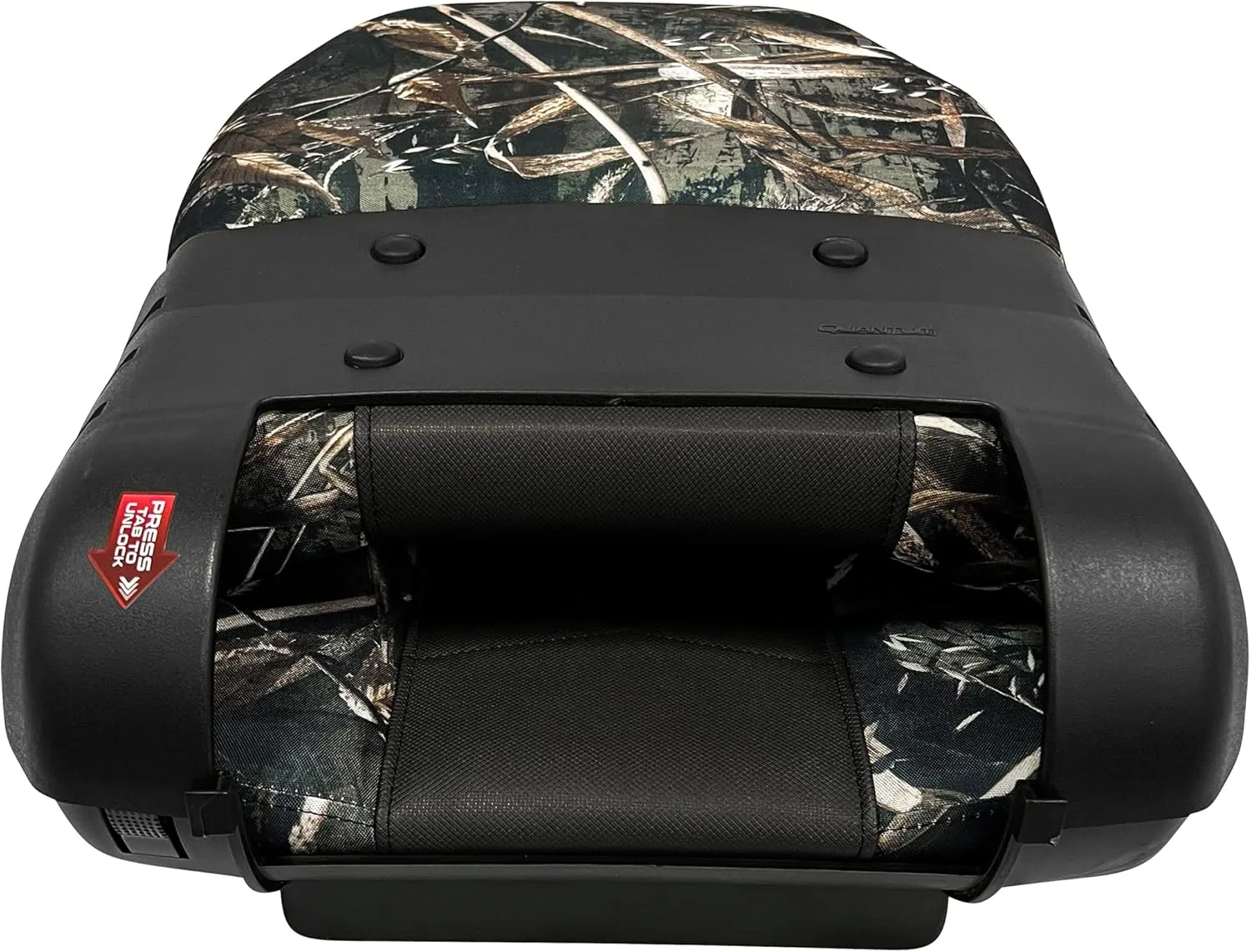 Wise 3340-1785 Quantum Series Fold Down Fishing Boat Seat, Max 5 Camo/Jazz Black