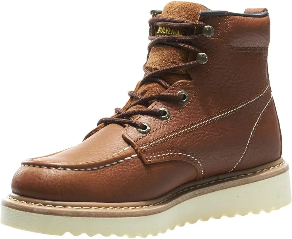 WOLVERINE Men's Moc-Toe 6" Work Boot