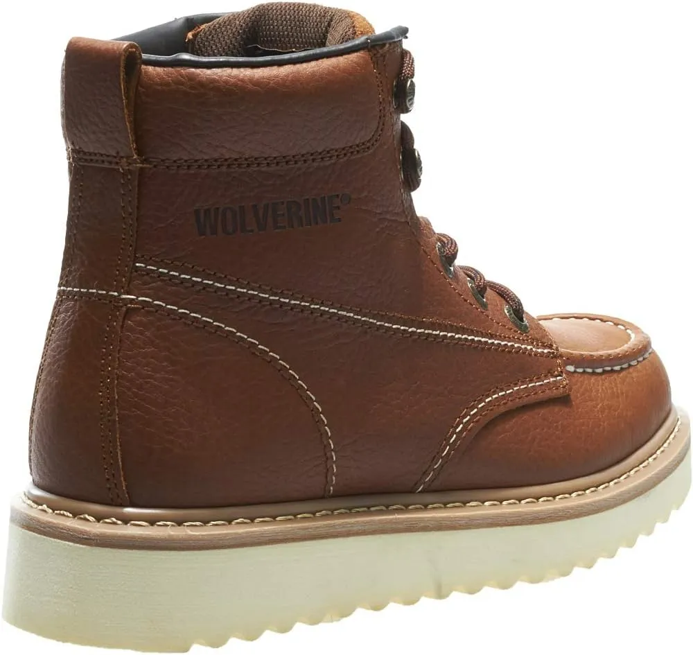 WOLVERINE Men's Moc-Toe 6" Work Boot