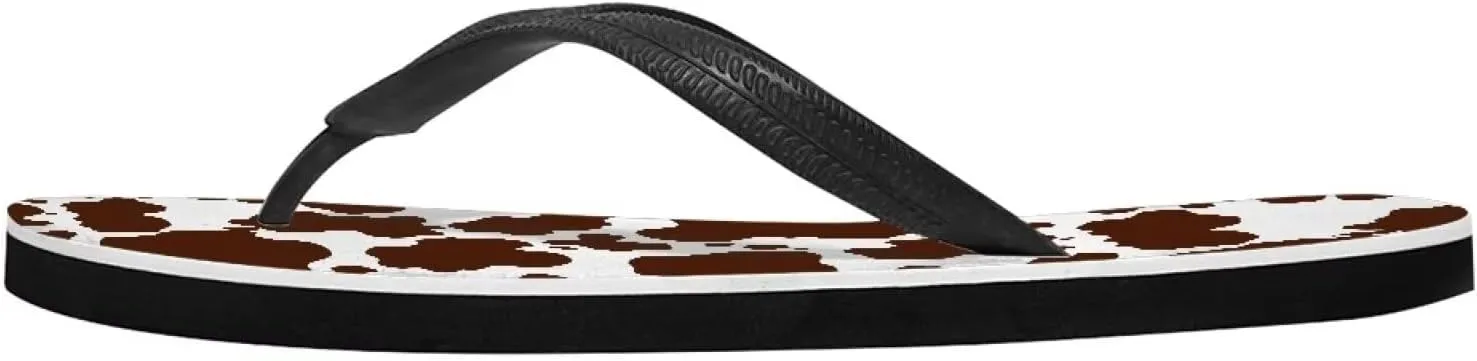 Women Skull Flip Flop Sandal, Animal Floral Classic Men's Thong Sandals Bathroom Soft Comfort Fit Unisex