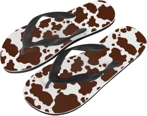 Women Skull Flip Flop Sandal, Animal Floral Classic Men's Thong Sandals Bathroom Soft Comfort Fit Unisex