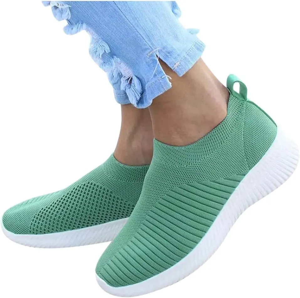 Women's Canvas Casual Shoes Dating Platform Slip-On High Top Sneakers Womens Work Shoes Business Casual Flat Loafers for Women Platform Sneakers