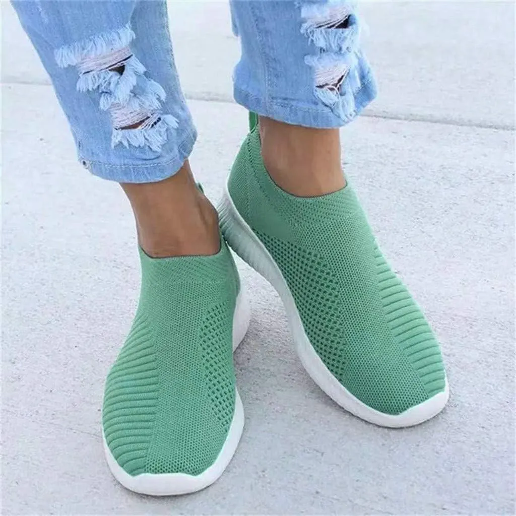 Women's Canvas Casual Shoes Dating Platform Slip-On High Top Sneakers Womens Work Shoes Business Casual Flat Loafers for Women Platform Sneakers