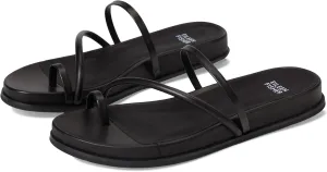 Women's Dorado Slide Flat Sandal, Black, 6