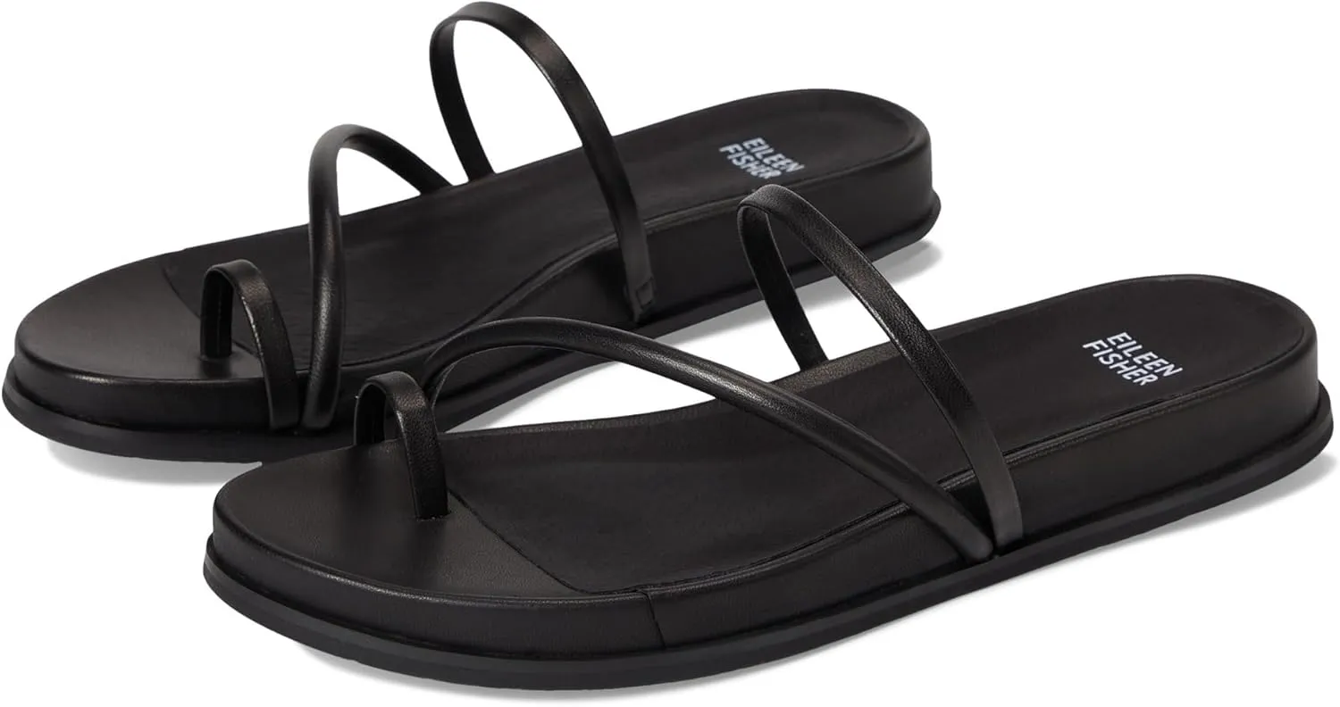 Women's Dorado Slide Flat Sandal, Black, 6