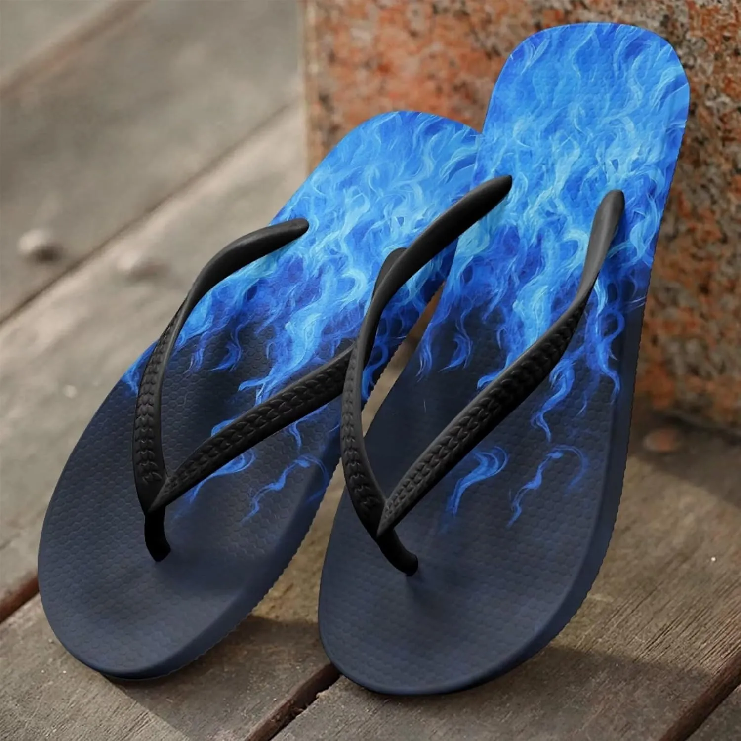 Women's Flip-Flops Colorful Patterns Slippers Women's Casual Sandals Indoor Outdoor