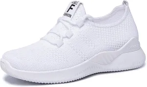 Womens Running Shoes Slip On Arch Support Orthopedic Shoes Non Slip Mesh Breathable Sneakers Lightweight Athletic Gym Workout Tennis Training Sneakers for Summer