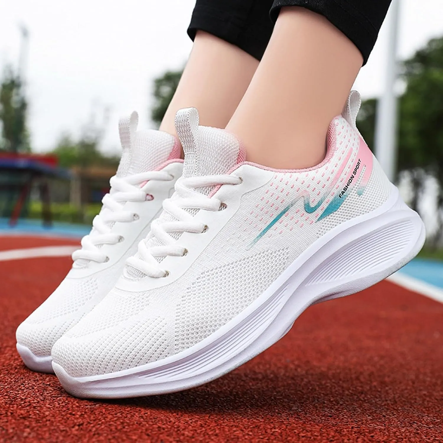 Women's Spring Running Shoes Athletic Shoes For Women Soft Sole Comfortable and Breathable Mesh lightweight Shoes