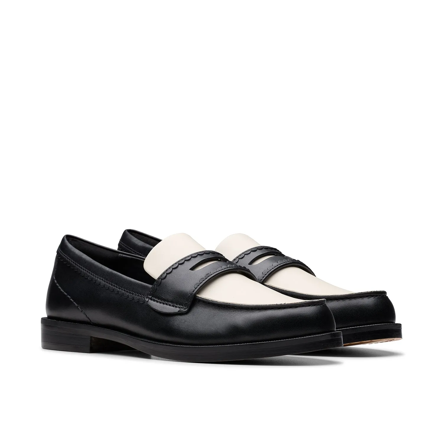Womens Straven Edge Black Combi Leather