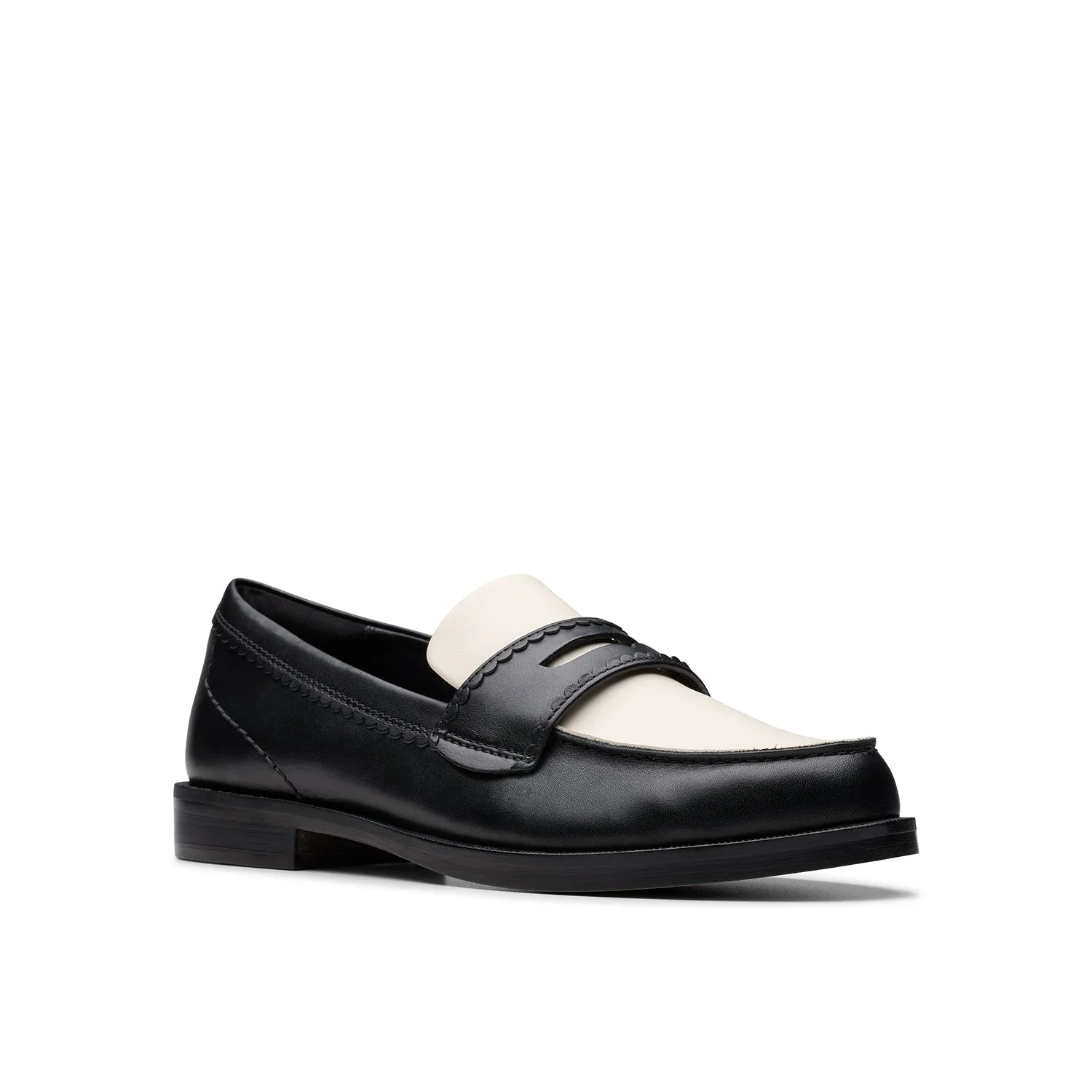 Womens Straven Edge Black Combi Leather