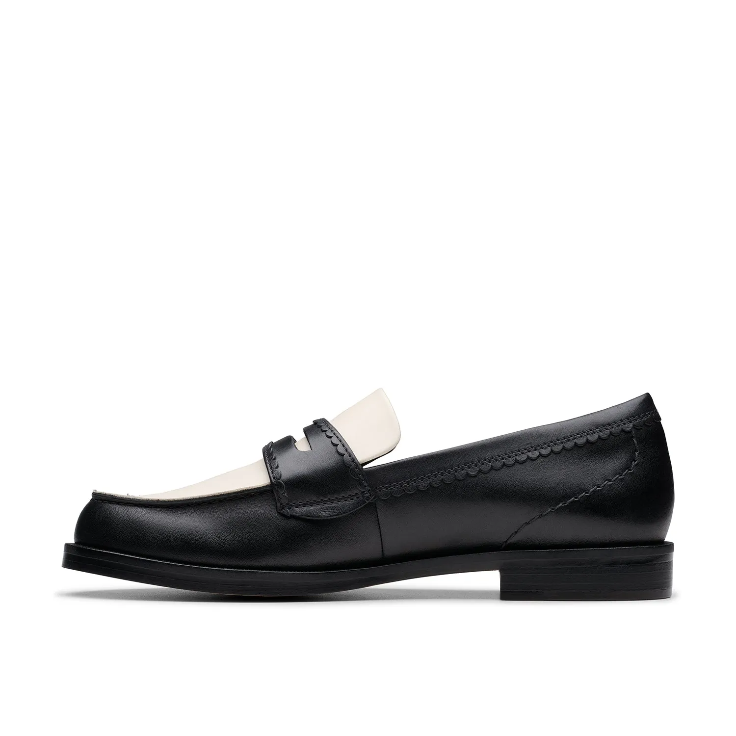 Womens Straven Edge Black Combi Leather