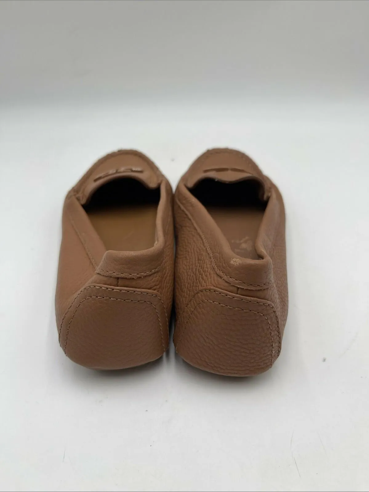 Women’s Tory Burch Lowell Loafer Flats Brown Size 6M - Very Good