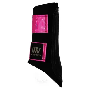 Woof Wear Hi Viz Pink Reflective Club Brushing Boot