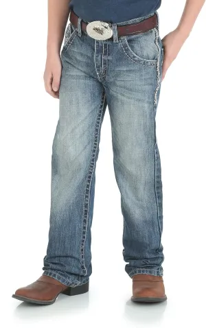 Wrangler Boys' 20X Vintage Bootcut Slim Fit Jeans