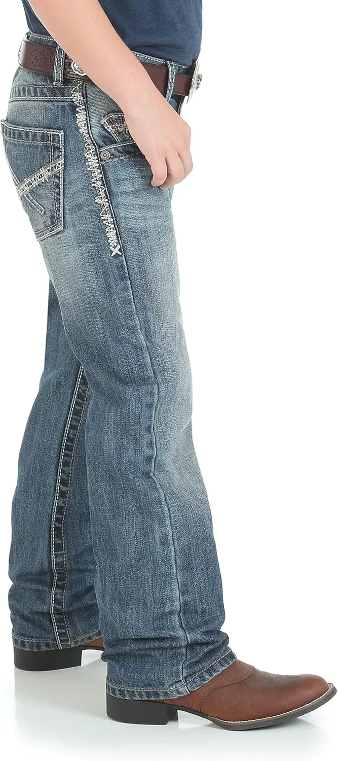 Wrangler Boys' 20X Vintage Bootcut Slim Fit Jeans