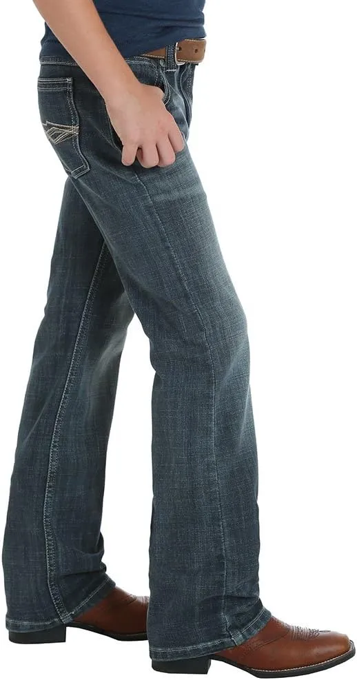 Wrangler Boys' 20X Vintage Bootcut Slim Fit Jeans