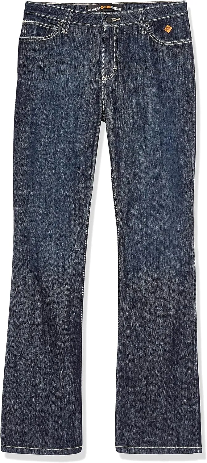 Wrangler R Riggs Workwear Women's FR Retro Mae Boot Cut Jean, Cherry Point, 9-30