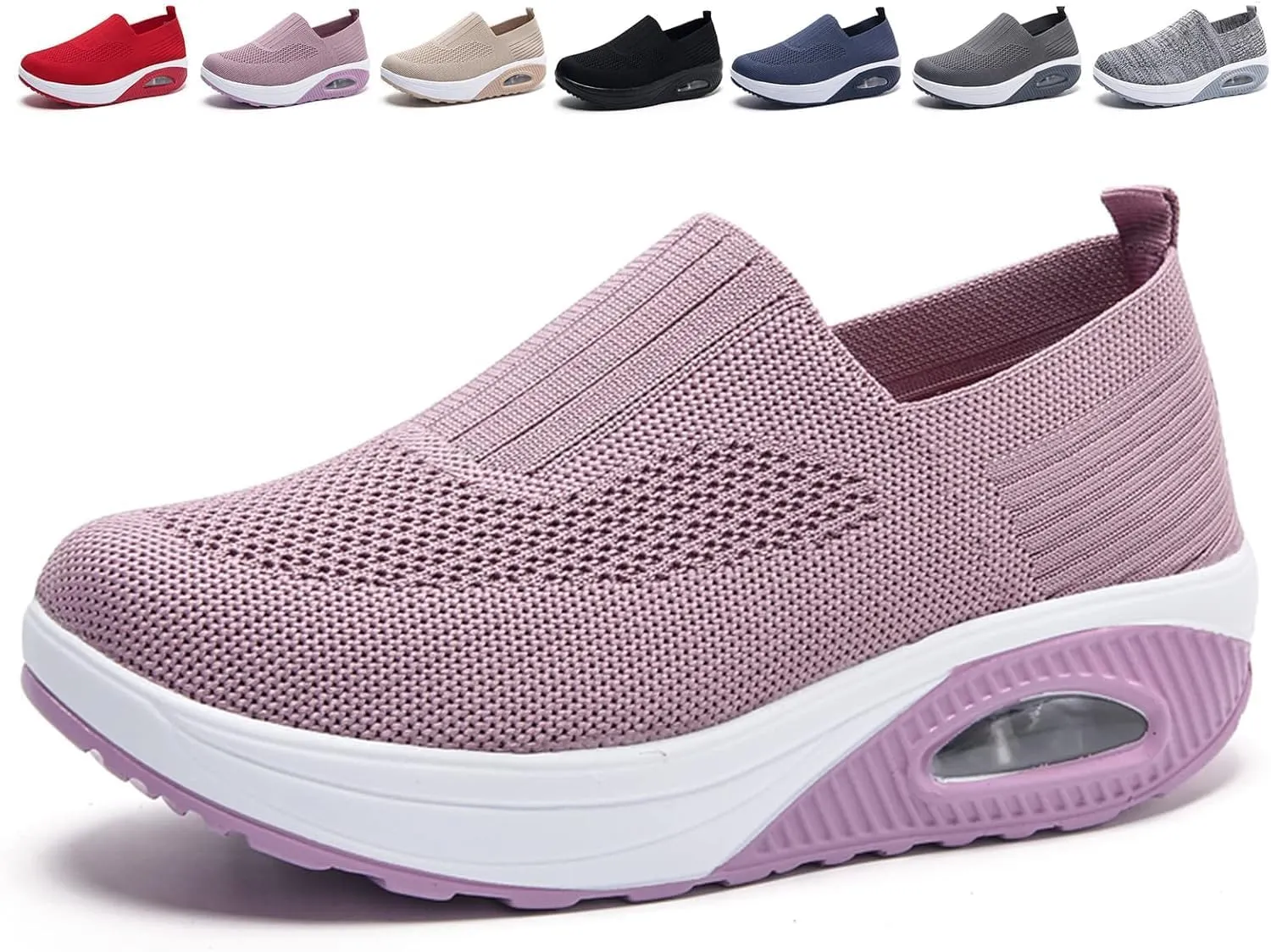 XIRUJNFD 2023 New Women's Orthopedic Sneakers, Air Cushion Orthopedic Shoes for Women, Orthopedic Slip On Shoes for Women