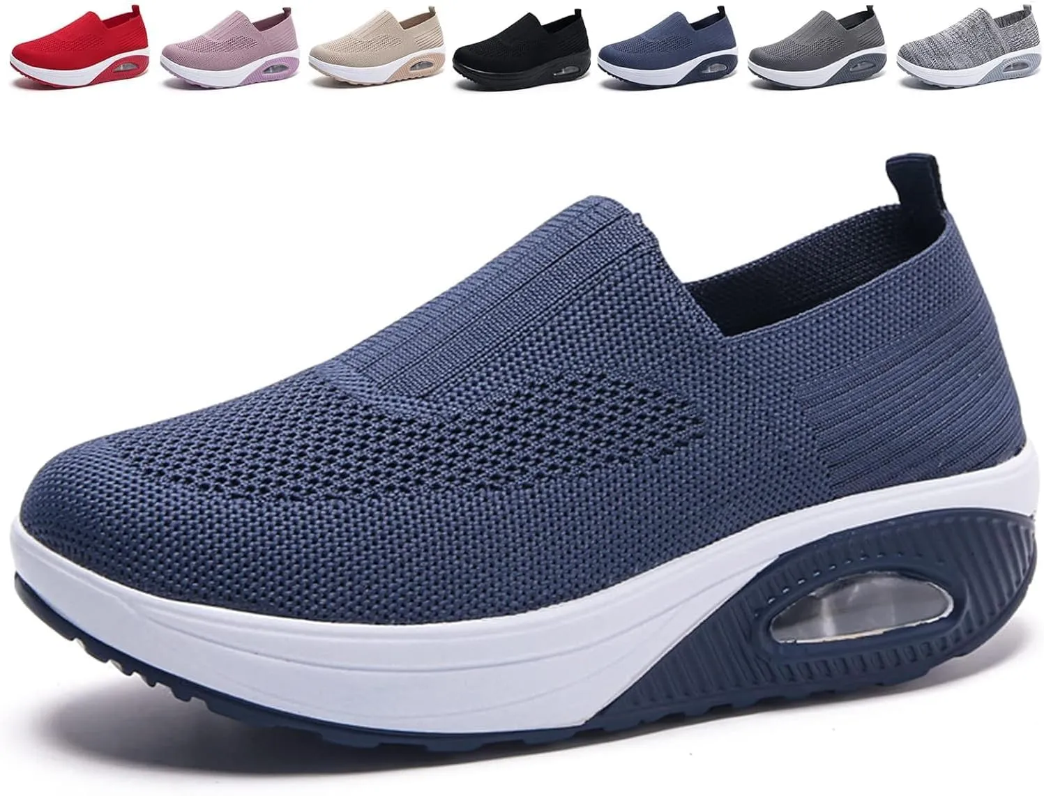 XIRUJNFD 2023 New Women's Orthopedic Sneakers, Air Cushion Orthopedic Shoes for Women, Orthopedic Slip On Shoes for Women