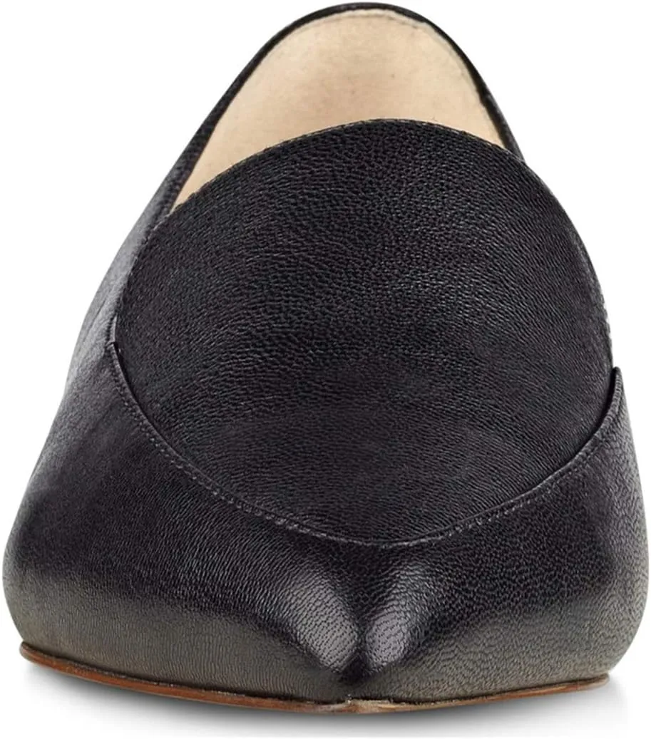XYD Women Office Pointed Toe Loafer Flats Slip On Comfy Easy Walking Driving Dress Shoes for Casual Daily
