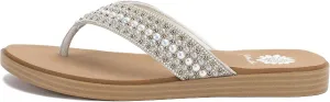 Yellow Box Women's Debra Flip Flop Sandal, Round Toe, 0.75 Inch Heel, 0.5 Inch Platform, Comfortable Flip-Flop