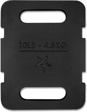 Yes4All Adjustable Ruck Weight with Straps for Rucking, Swings, Squat & Strength Training - Multiple Weights: 10LB to 40LB