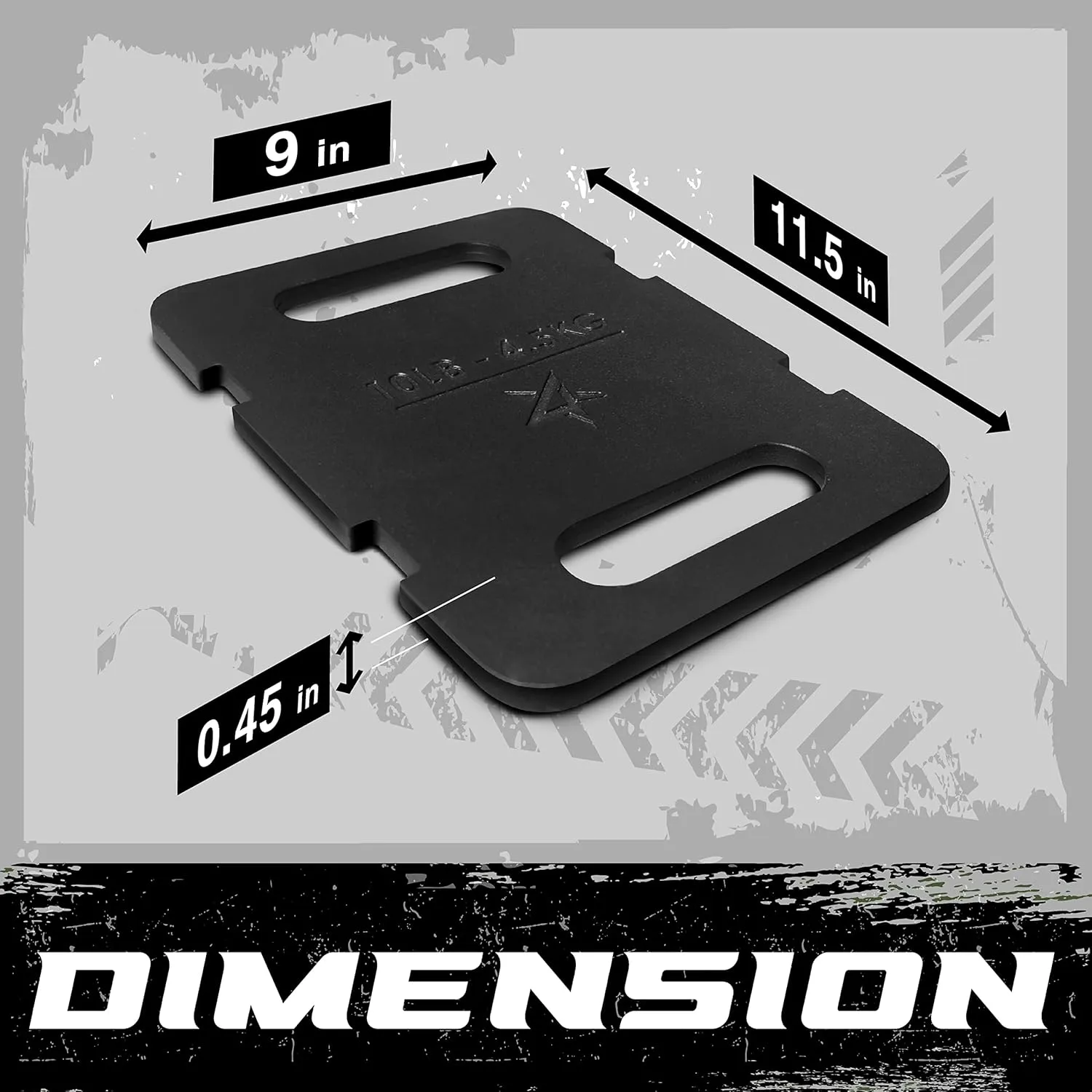 Yes4All Adjustable Ruck Weight with Straps for Rucking, Swings, Squat & Strength Training - Multiple Weights: 10LB to 40LB