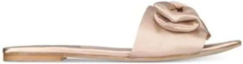 Zigi Soho Women's Valiant Satin Slide Dress Flat Sandals